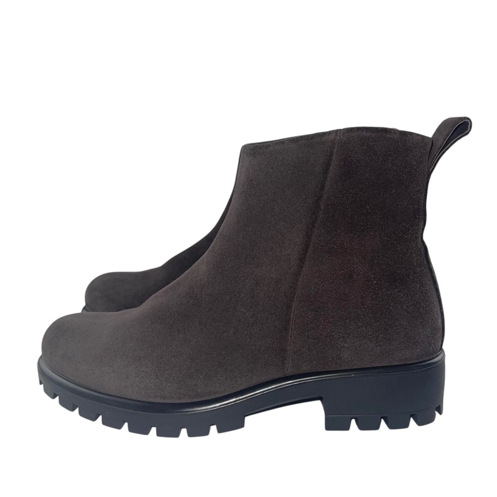 ECCO Women's Modtray Suede Chelsea Ankle Boots in Chocolate Brown Sz 37 (6/6.5) - Picture 3 of 15